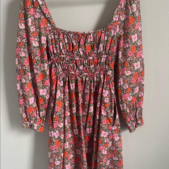 J.CREW Liberty print floral mini dress size 6 - Picture 4 of 5